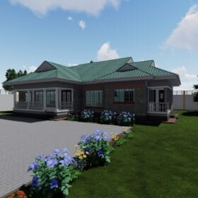 4 bedroom house plan design