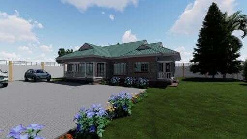 4 bedroom house plan design