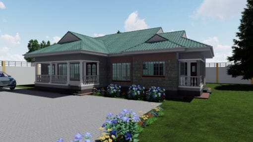 4 Bedroom house plan design