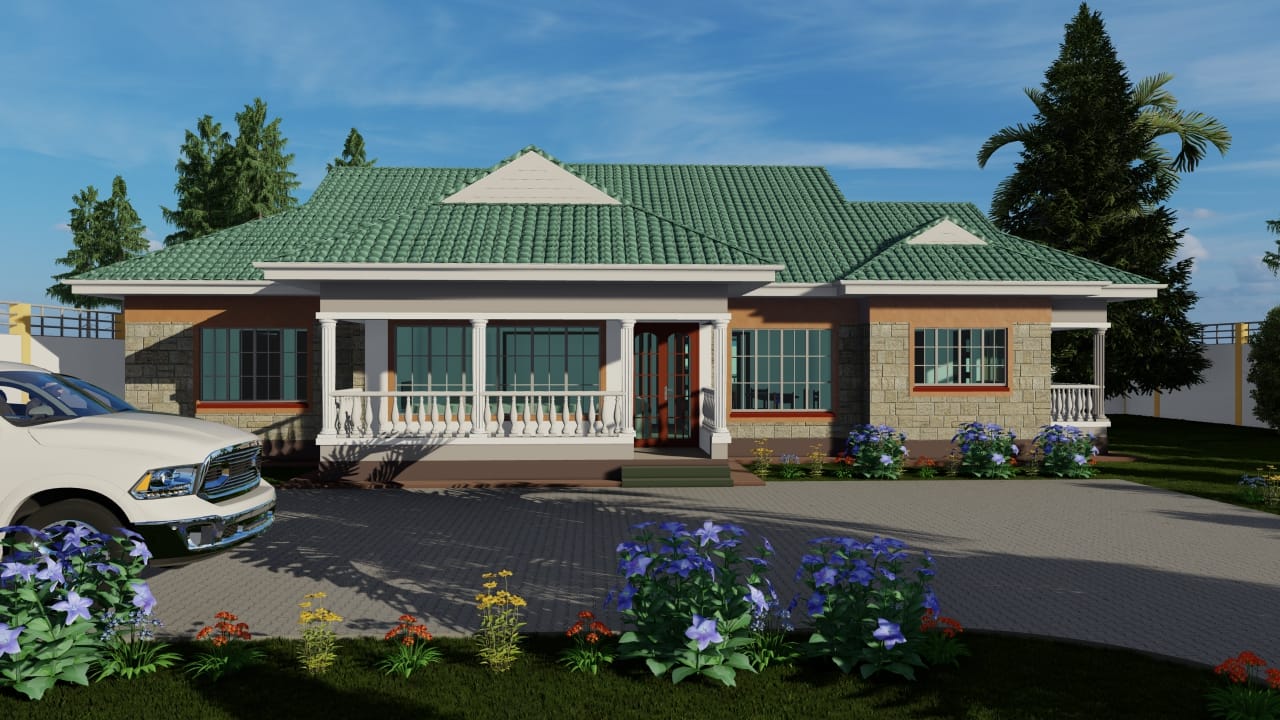 4 bedroom house plan design
