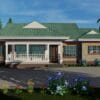 4 Bedroom Contemporary Home Plan Design - 142