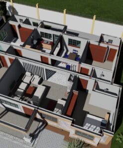 4 Bedroom 3D floor plan