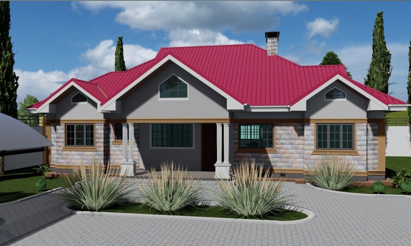 Nyolenju Structures - 4 bedroom house plan