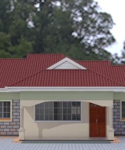 2 bedroom house plan design