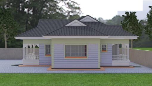 Beautiful Contemporary 3 Bedroom House Plan - ID 145 - Image 3