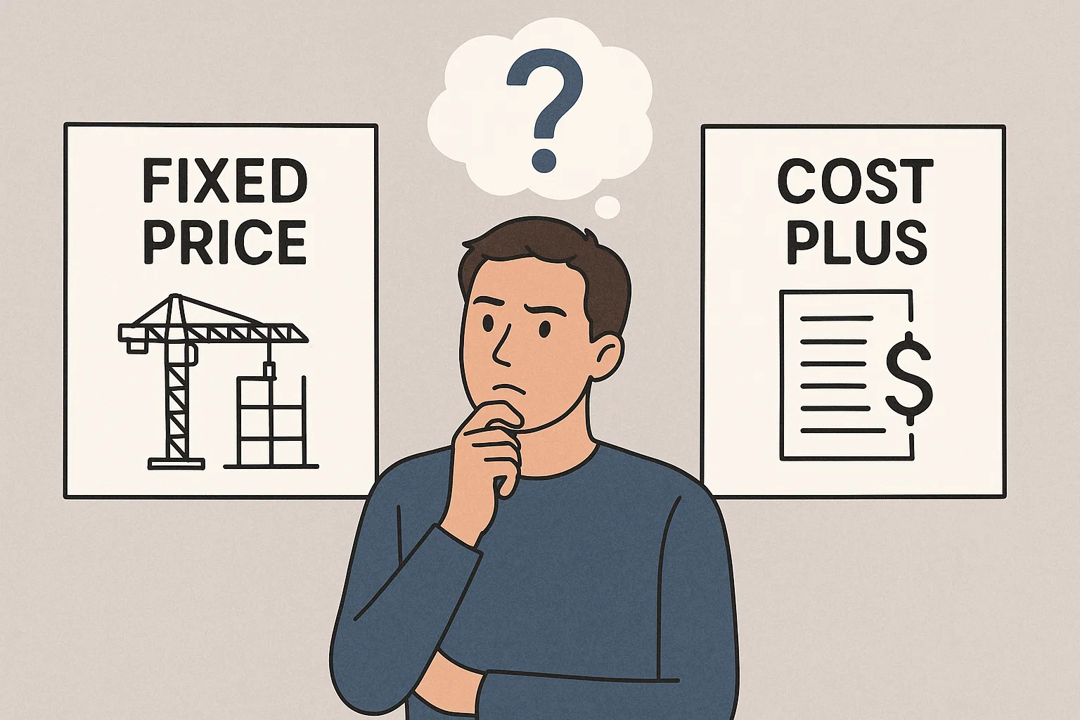 Fixed price vs cost plus