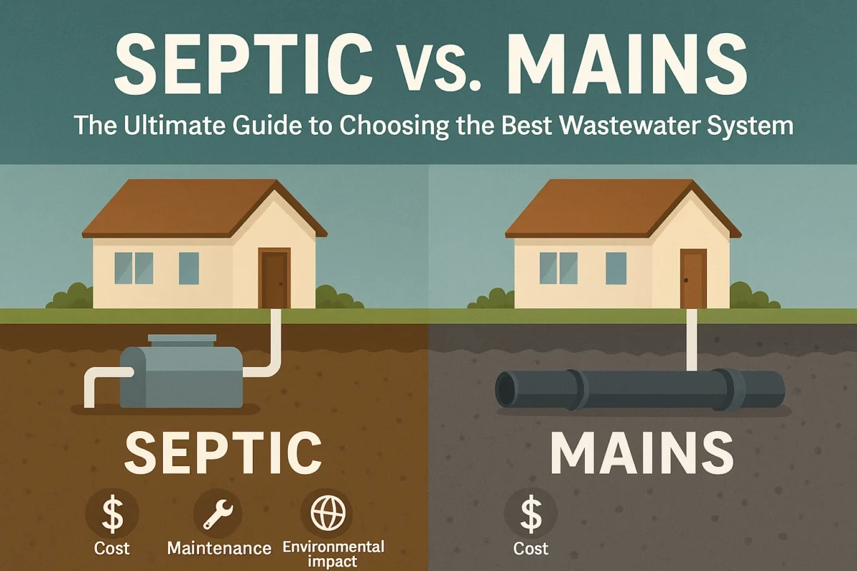 Septic vs Mains. The Ultimate Guide to Choosing the Best Wastewater System