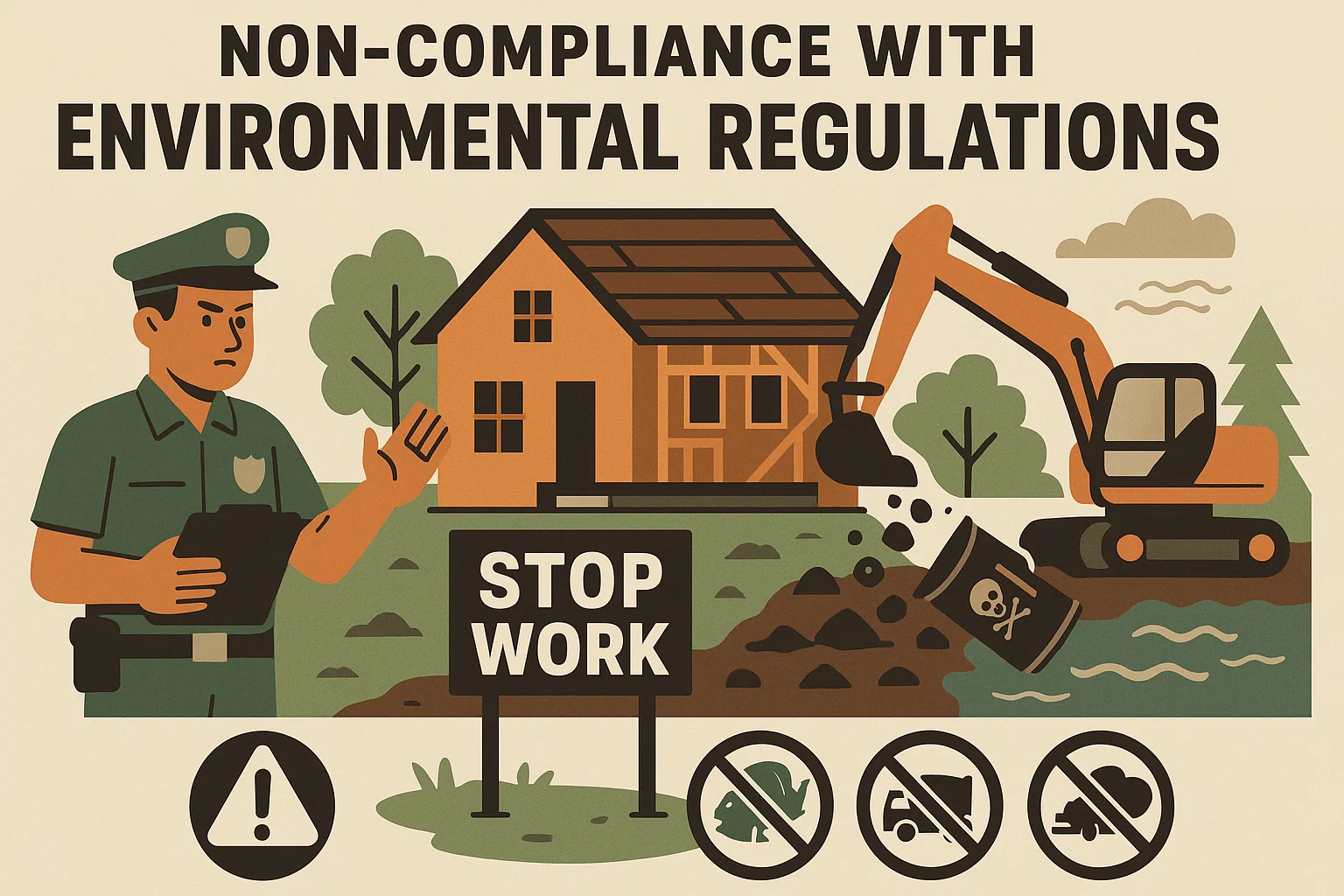 Non-compliance with environmental regulations