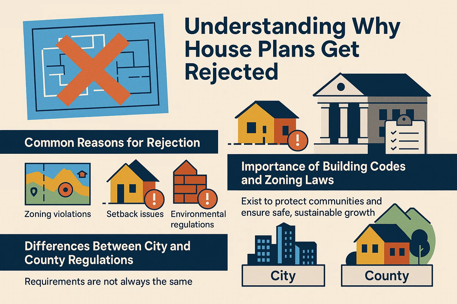 Understanding why house plans get rejected