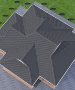 Contemporary 2 bedroom house plan