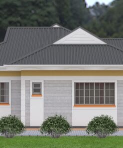 Contemporary 2 bedroom house plan