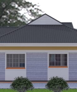 Contemporary 2 bedroom house plan