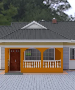 2 bedroom house design with plan