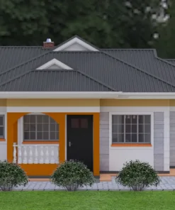 2 bedroom house design with plan