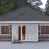 2 bedroom house plan design