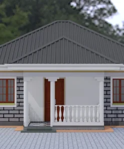 2 bedroom house plan design