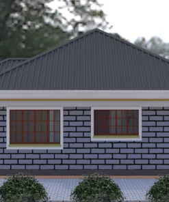 2 bedroom house plan design