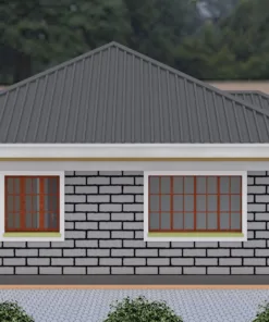 2 bedroom house plan design