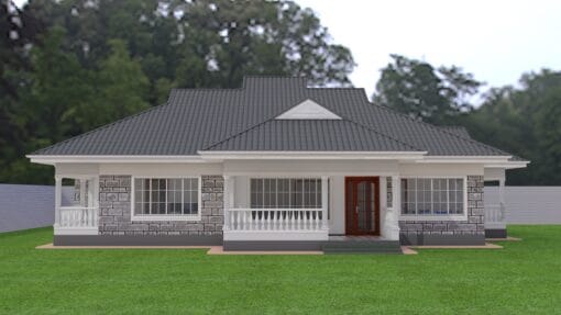 Spacious 3 bedroom house plan