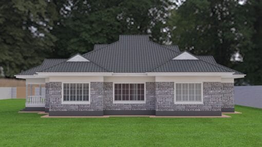 Spacious 3 bedroom house plan