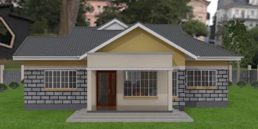 3 Bedroom House Design Building