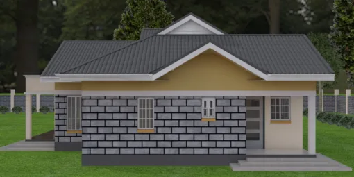 3 Bedroom House Design Building