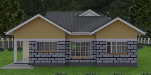 3 Bedroom House Design Building