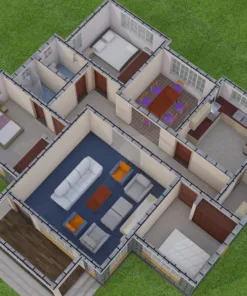 3 Bedroom House Design Building