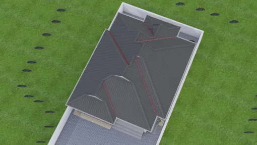 3 Bedroom House Design on a Narrow Lot