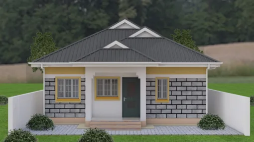 3 Bedroom House Design on a Narrow Lot
