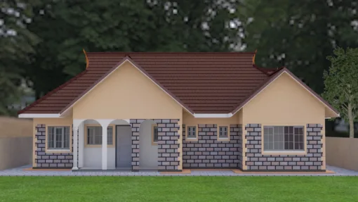 3 bedroom house plan design