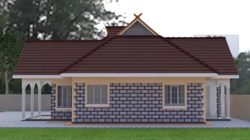 3 bedroom house plan design