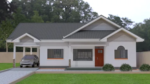 3 bedroom house plan with garage