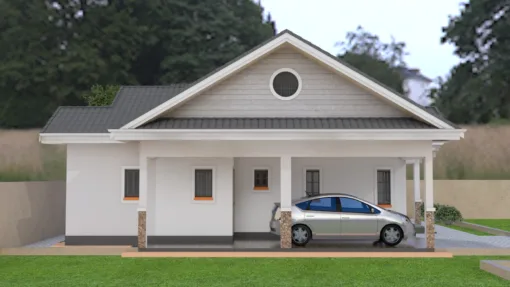 3 bedroom house plan with garage