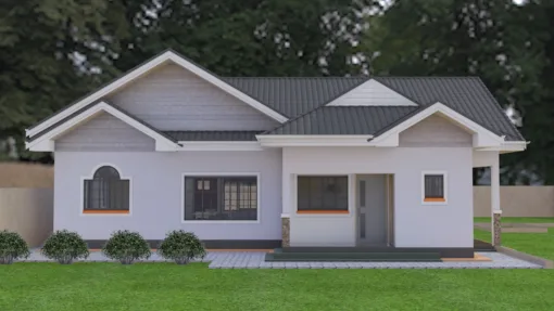 3 bedroom house plan with garage