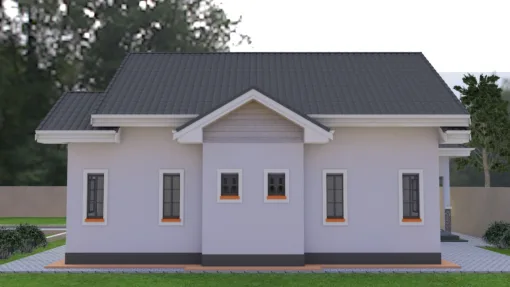 3 Bedroom House Plan with Garage - ID 168 - Image 6