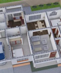 3 bedroom house plan with garage