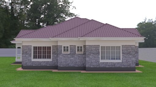 4 bedroom contemporary house plan 147
