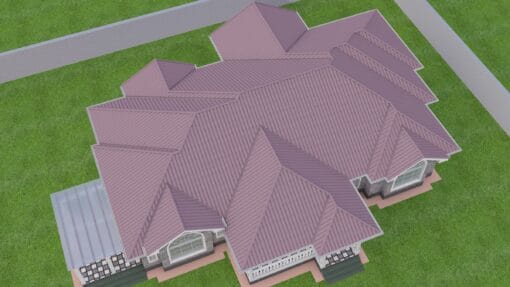 4 bedroom contemporary house plan 147
