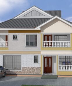 4 bedroom mansion house plan 3