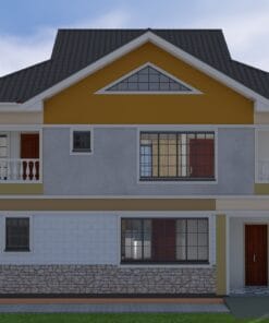 4 bedroom mansion house plan 4