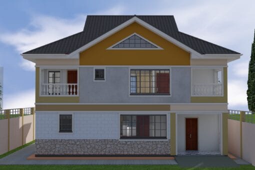 4 bedroom mansion house plan 4