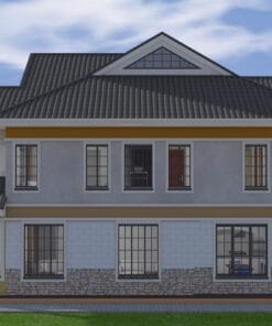 4 bedroom mansion house plan 5