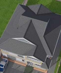 4 bedroom mansion house plan 6