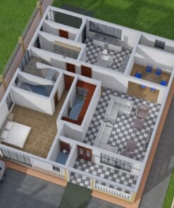 4 bedroom mansion house plan 8