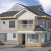 4 bedroom mansion house plan 1