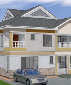 4 bedroom mansion house plan 2