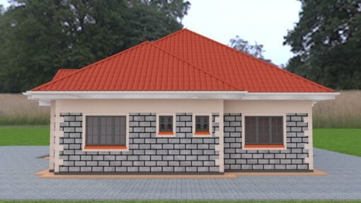 4 bedroom house plan with 2 bedrooms ensuite