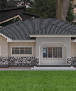 Modern 4 bedroom house plan design