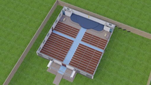 Contemporary church plan design